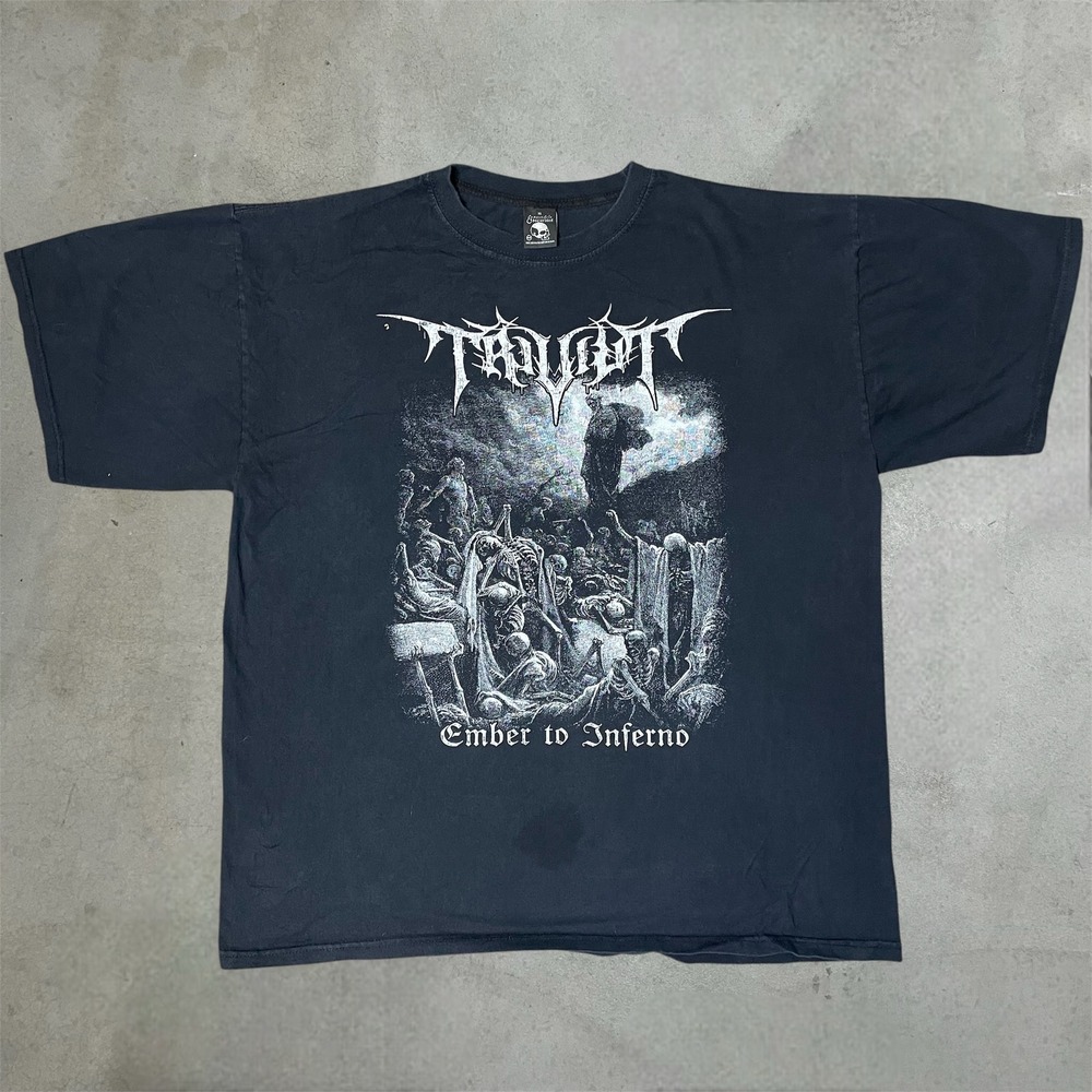 Trivium Ember to Inferno T-Shirt Mens XL Black Metalcore Band Tee Graphic Y2K